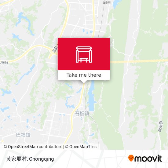 黄家堰村 map
