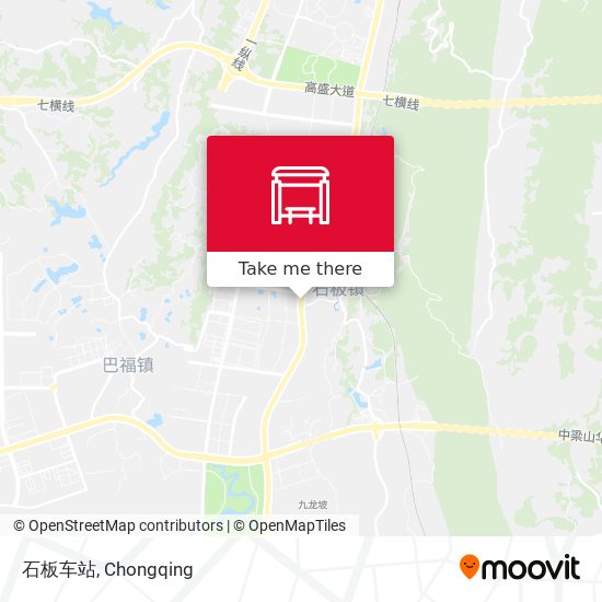 石板车站 map