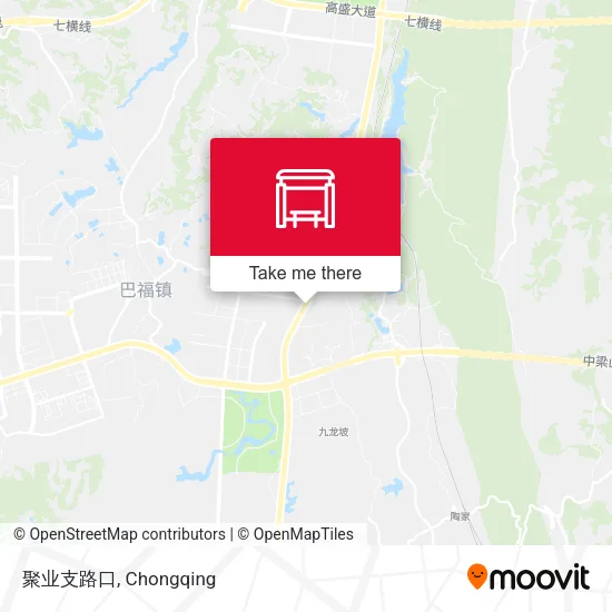 聚业支路口 map