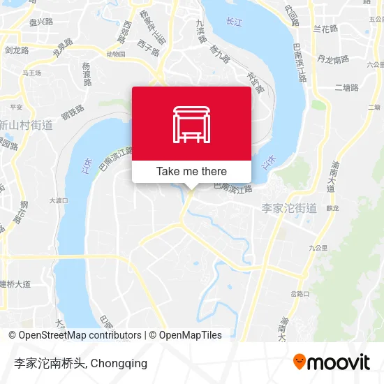 李家沱南桥头 map