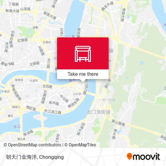朝天门金海洋 map