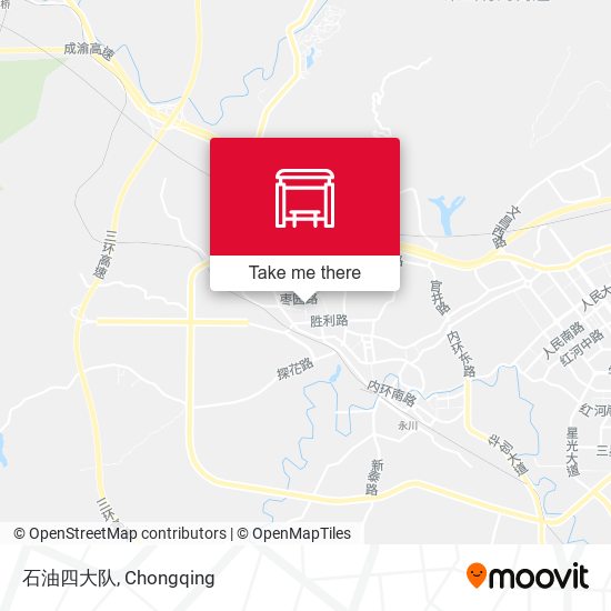石油四大队 map