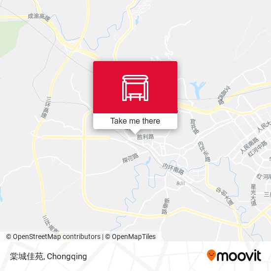 棠城佳苑 map