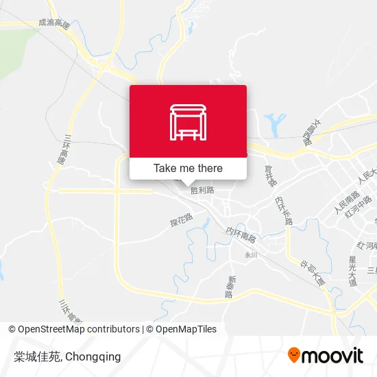 棠城佳苑 map