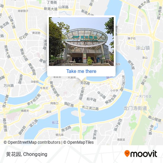 黄花园 map