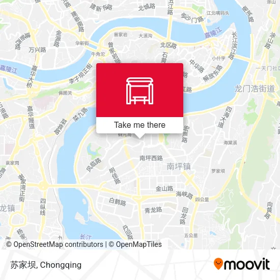 苏家坝 map
