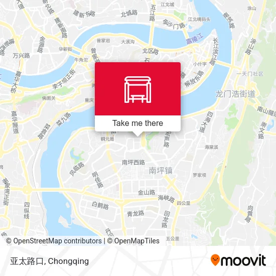 亚太路口 map