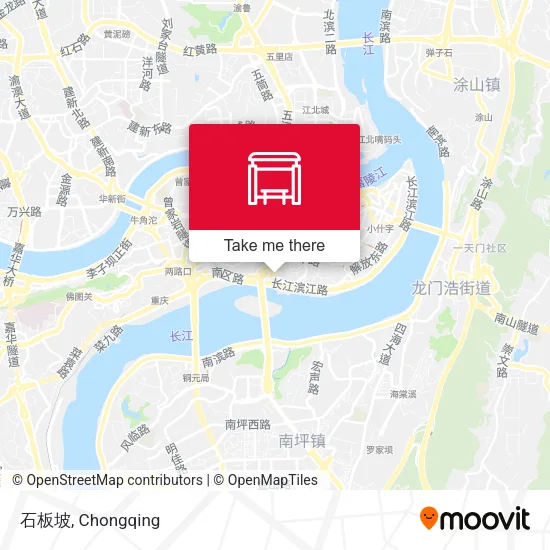 石板坡 map