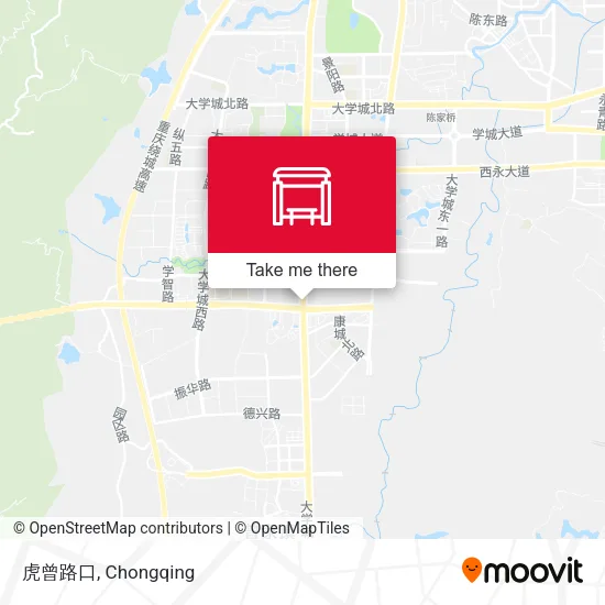 虎曾路口 map