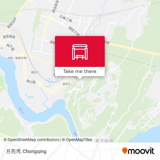 月亮湾 map