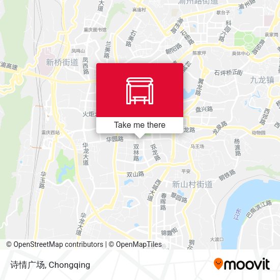诗情广场 map
