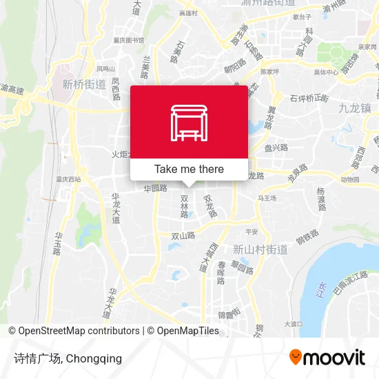 诗情广场 map
