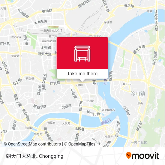 朝天门大桥北 map