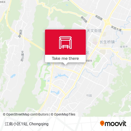 江南小区1站 map