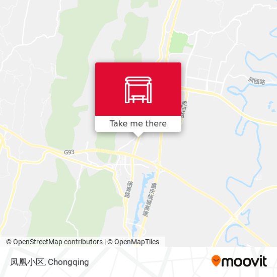 凤凰小区 map