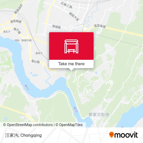 汪家沟 map