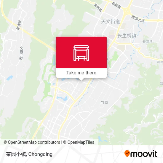 茶园小镇 map