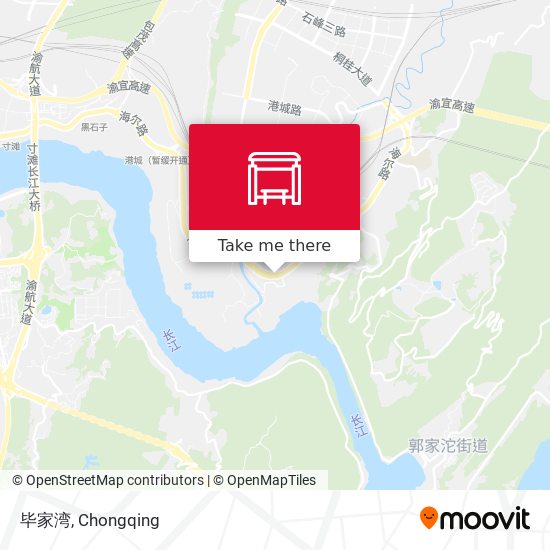 毕家湾 map
