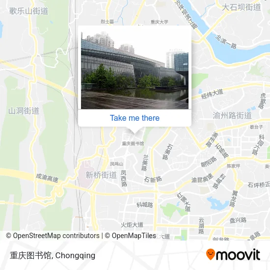 重庆图书馆 map