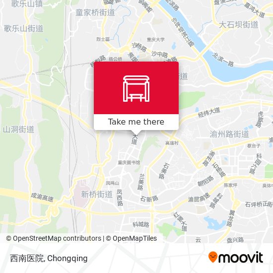西南医院 map
