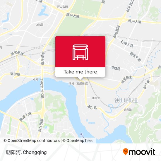 朝阳河 map