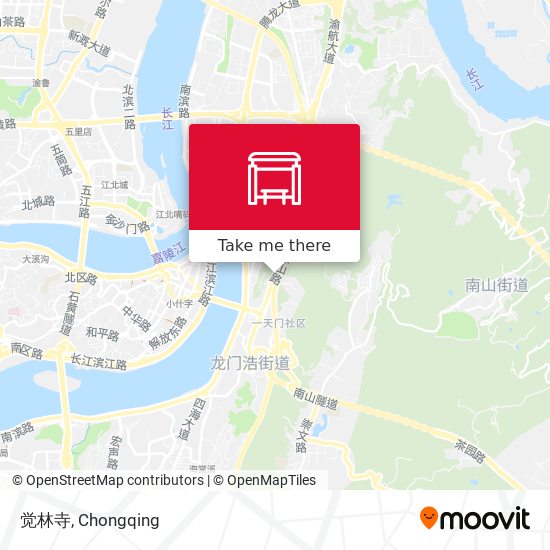 觉林寺 map
