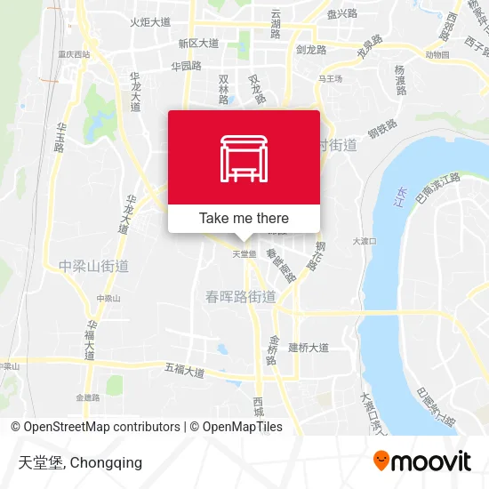 天堂堡 map
