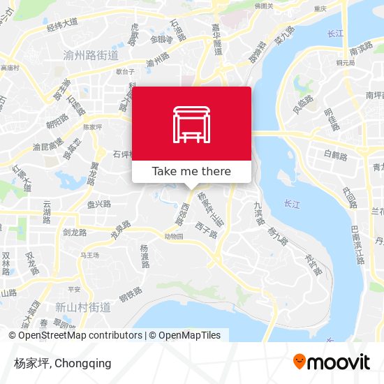 杨家坪 map