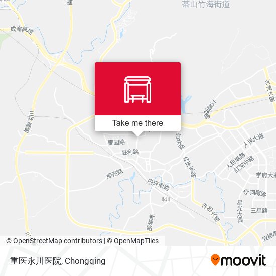 重医永川医院 map