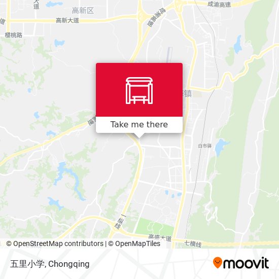 五里小学 map