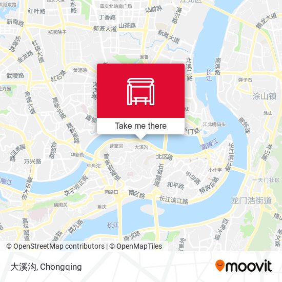 大溪沟 map