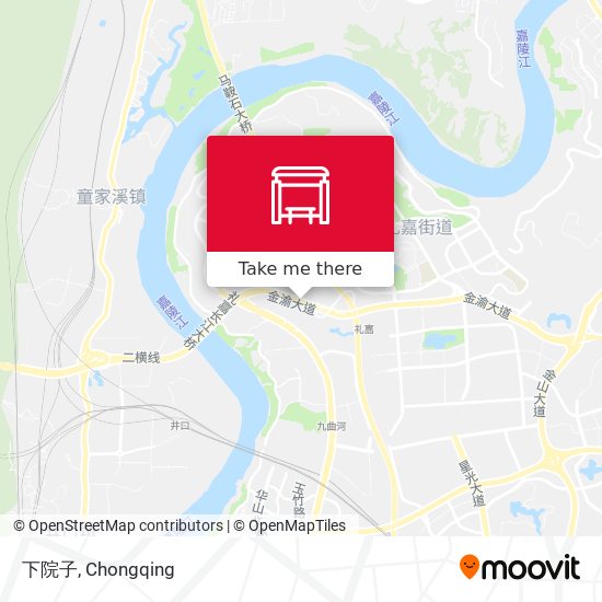 下院子 map