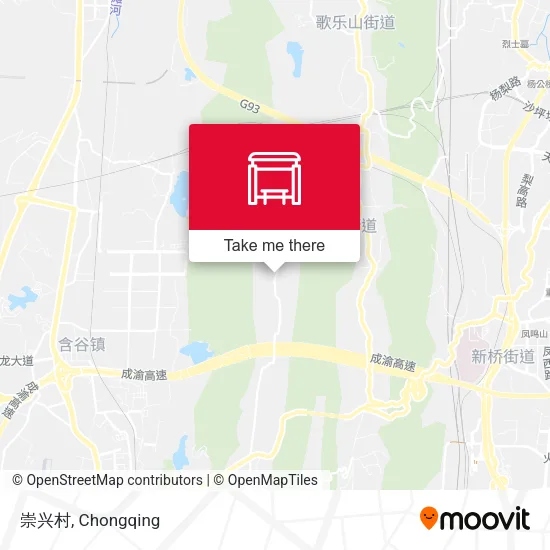 崇兴村 map