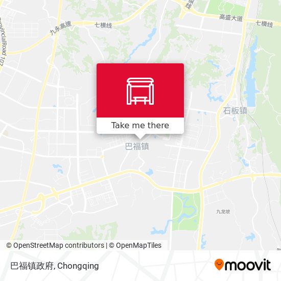 巴福镇政府 map