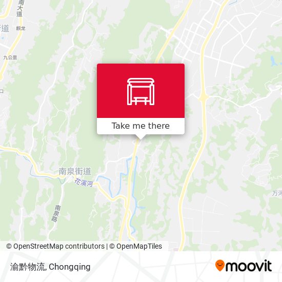 渝黔物流 map