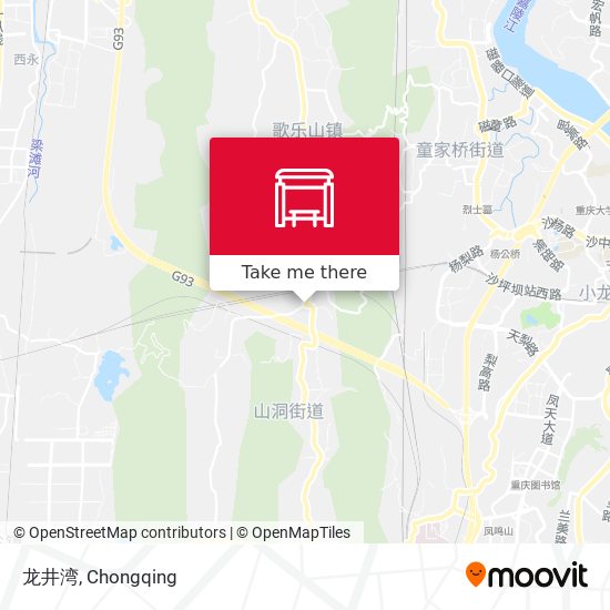龙井湾 map