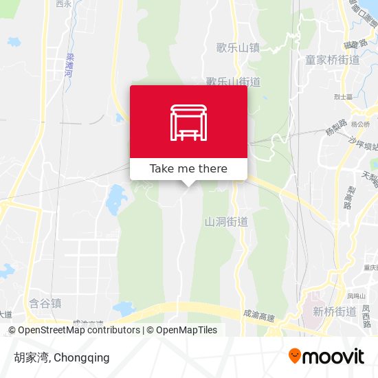 胡家湾 map