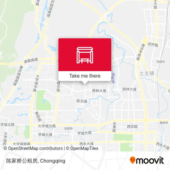 陈家桥公租房 map