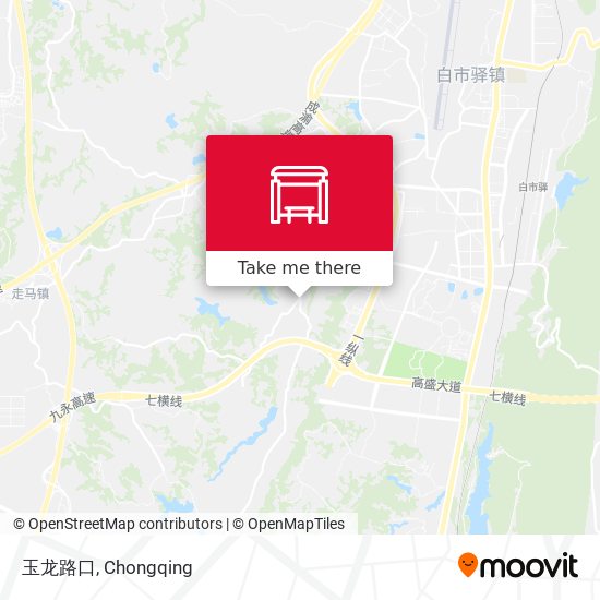 玉龙路口 map