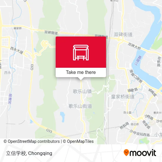 立信学校 map