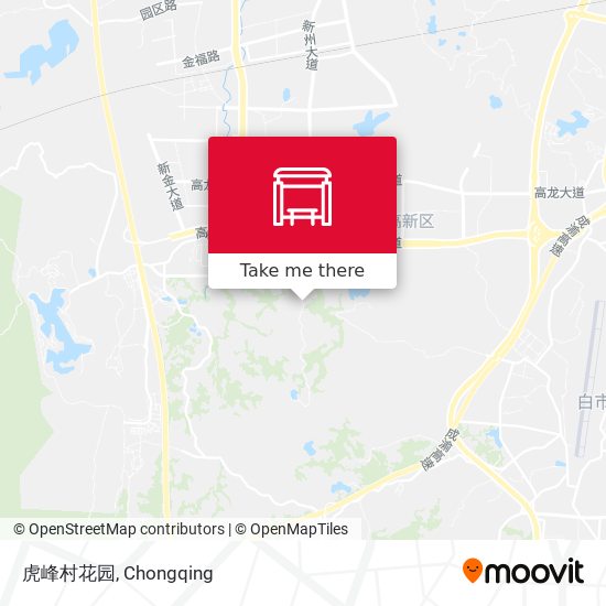 虎峰村花园 map