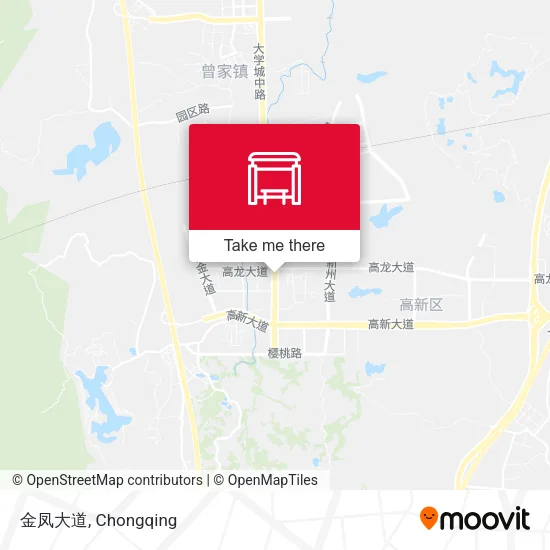 金凤大道 map