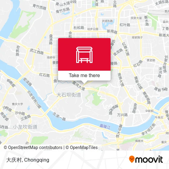 大庆村 map