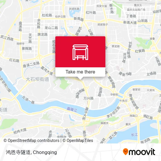 鸿恩寺隧道 map