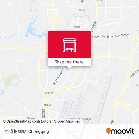 空港枢纽站 map