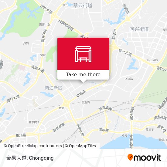 金果大道 map