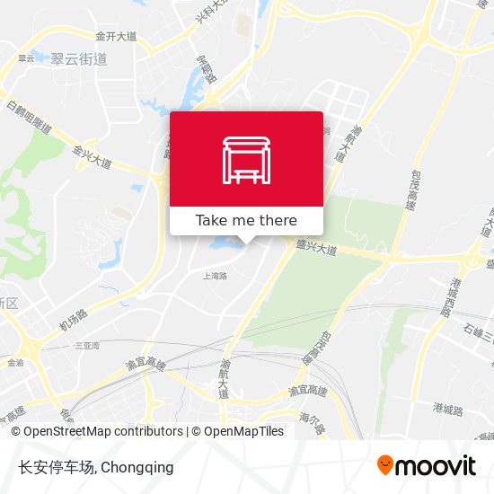 长安停车场 map