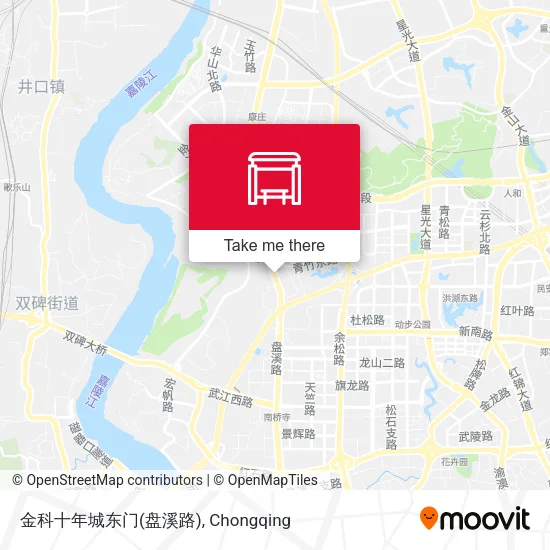 金科十年城东门(盘溪路) map