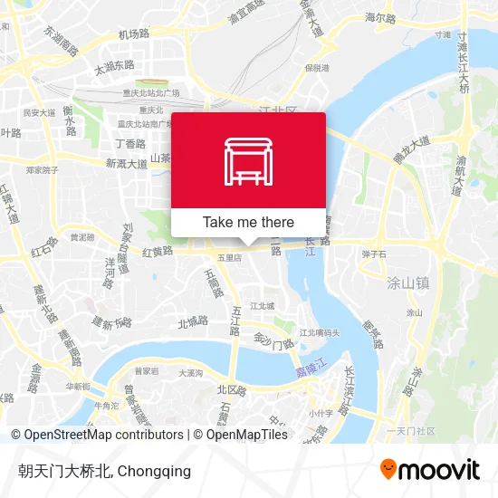 朝天门大桥北 map