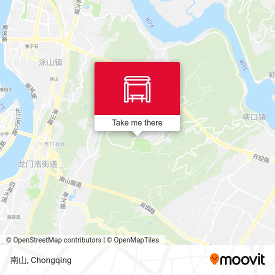 南山 map